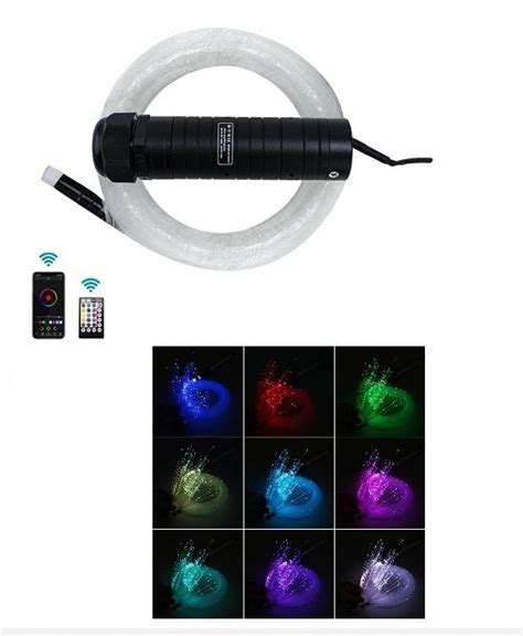 Kit Fibra Optica Stele Plafon Instelat Auto Rgb Cu Telecomanda Mm