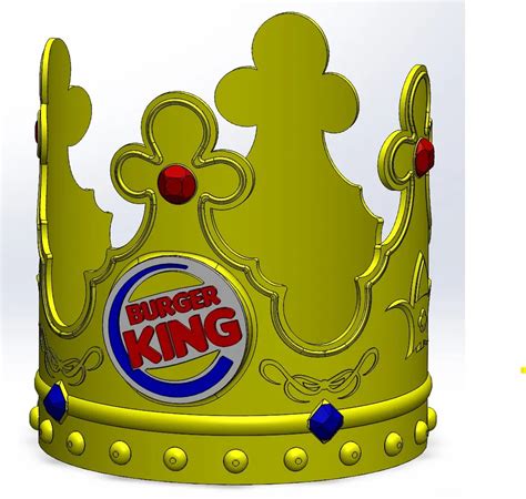Burger King Crown by ortsac | Download free STL model | Printables.com