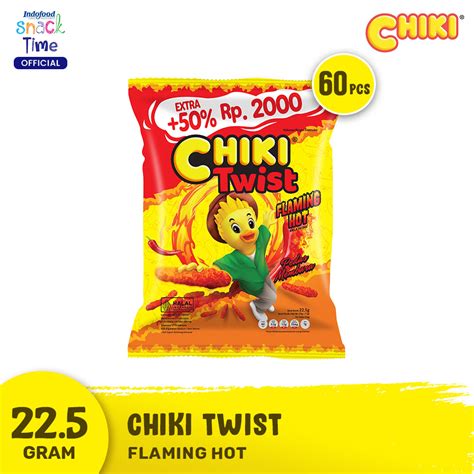 Jual Chiki Twist Flaming Hot 22 5 Gr 60 Pcs Bahan Makanan Termurah