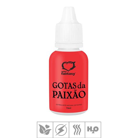 Afrodisíaco Gotas Da Paixão ml Padrão Único Atacado Star Sex Shop Lingerie e