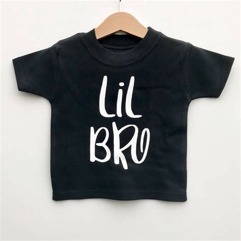 Lil Bro Shirt Little Bro Sibling Shirt Little Brother Etsy