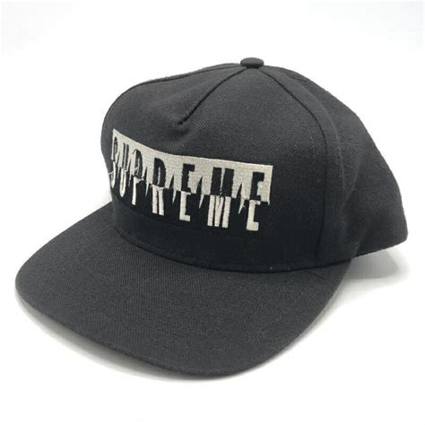 楽天市場中古Supreme AW Fuck All Y all Panel Cap ブラック シュプリーム お宝創庫
