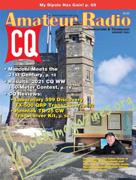 Cq Amateur Radio August 2021 Download Digital Copy Magazines And Books In Pdf