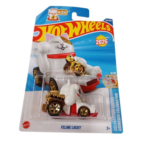 Carrinho Miniatura Hot Wheels Feline Lucky Hyw Shopee Brasil