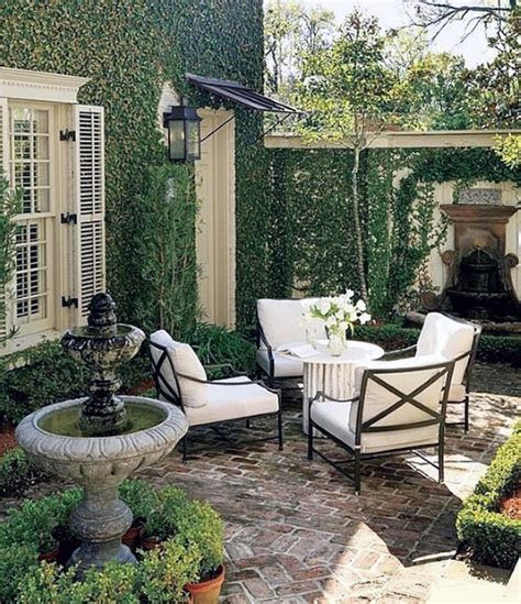 Enhance Your Yard With Timeless Brick Patio Designs Small Courtyard