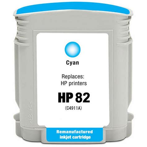 HP 82 Cyan Ink Cartridge (C4911A) | 1ink.com