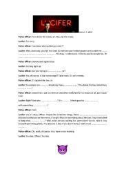 Lucifer Pilot Esl Worksheet By Stabler