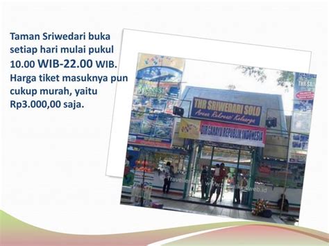 Wisata Keluarga Taman Sriwedari Solo Ppt