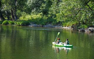 Canoë Kayak de Sampzon à Châmes 13 km avec Canoës Service