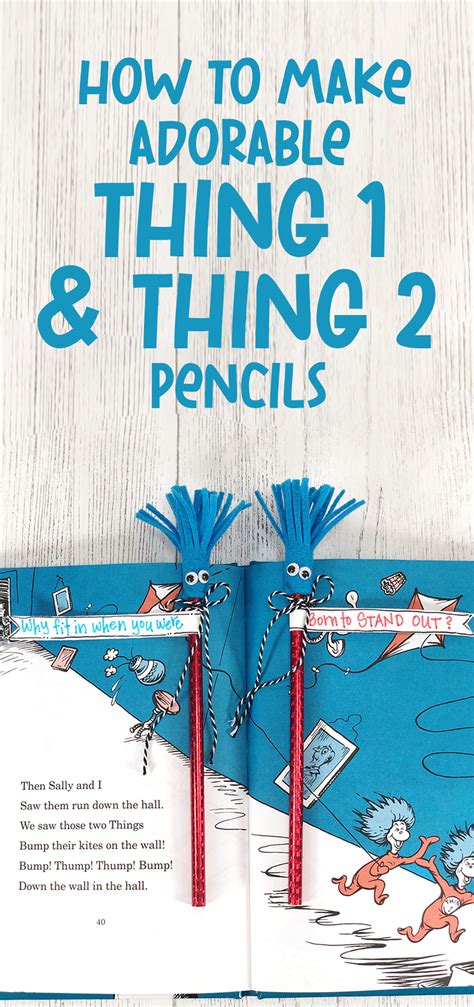 Dr Seuss Pencils Craft Thing Thing Moms And Crafters