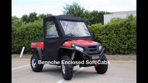 Enclosed Soft Cabs For Bennchemassimo Sxs Youtube