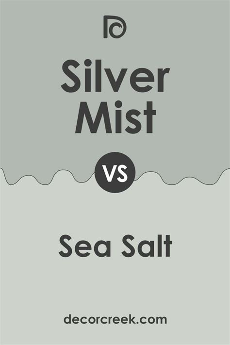 Sw Silver Mist Vs Sw Sea Salt By Sherwin Williams Silver Mist Silver