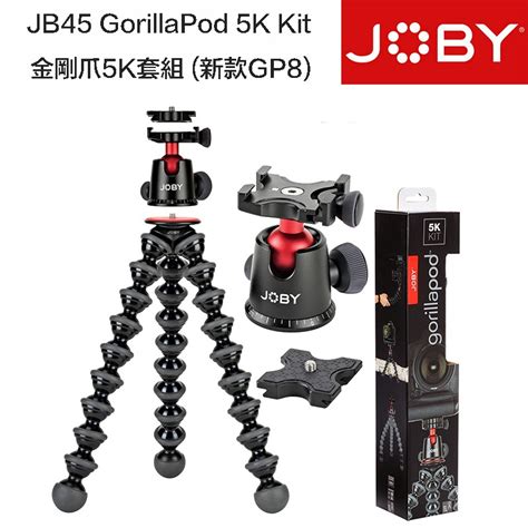 eYe攝影JOBY GorillaPod 5K Kit 金剛爪 雲台 JB45 章魚腳架 三腳架 單眼相機 GP8 蝦皮購物