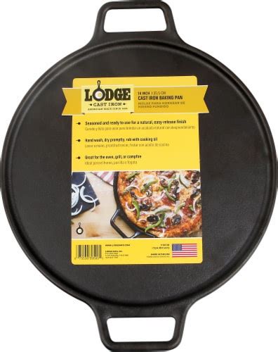 Lodge Cast Iron Baking Pan Black 14 In Fred Meyer