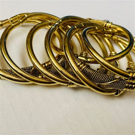 Brass Bracelets For Women Handmade Brass Jewelry African Map Etsy