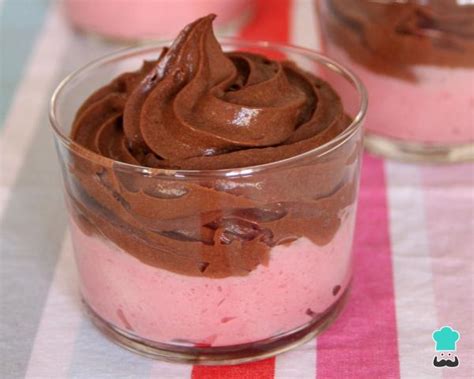 Mousse De Morango Com Chocolate Fácil