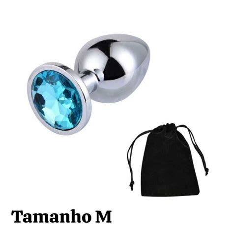 Plug Anal De Aço Redondo Tamanho M Sexy Import Cores variadas Shopee Brasil