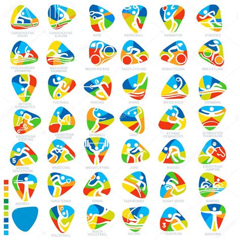 Winter Olympics 2014 Pictograms