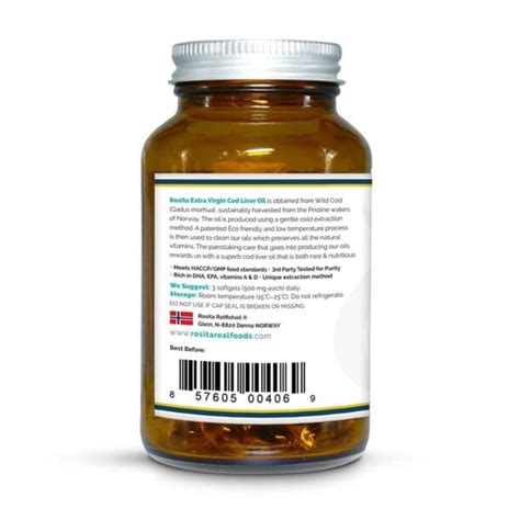 Cod Liver Oil Softgels | Rosita Real Foods