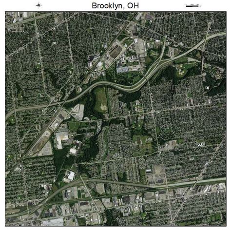 Aerial Photography Map of Brooklyn, OH Ohio