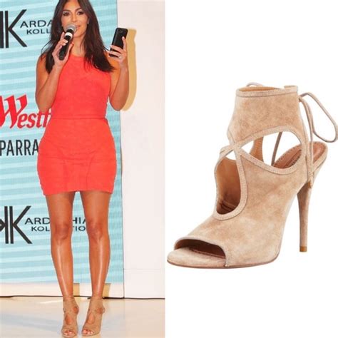 Aquazzura Shoes Aquazzura Nude Suede Italian Leather Sexy Thing Keyhole Cutout Stiletto