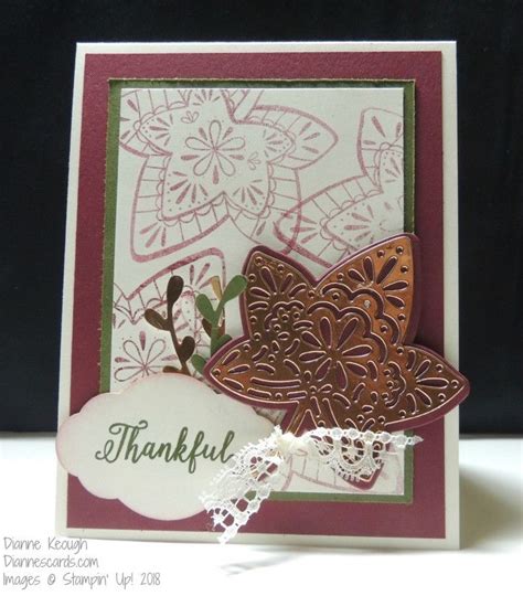 Falling For Leaves Thanksgiving Card