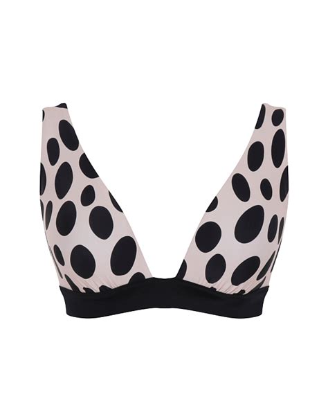 Kara Non Wired Triangle Bikini Top Amalfi Print TKD Lingerie