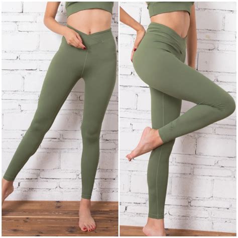 Naked 75 Polyester 25 Spandex Lycra Stretchy Cross V Cut Shape Waistband Sports Athletic