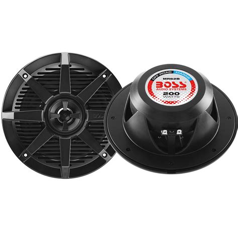 Морская акустика BOSS MR62B 200W, 6.5'', комплект динамиков 2 шт ...