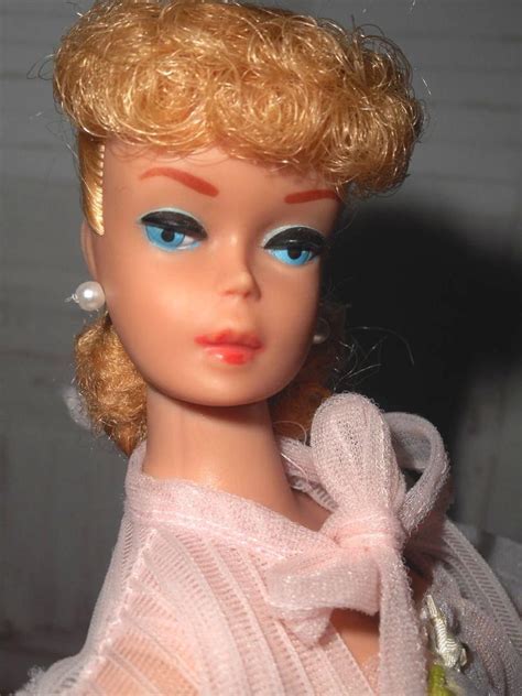 Vintage Blonde Ponytail Barbie In Nighty Negligee Lovely Doll