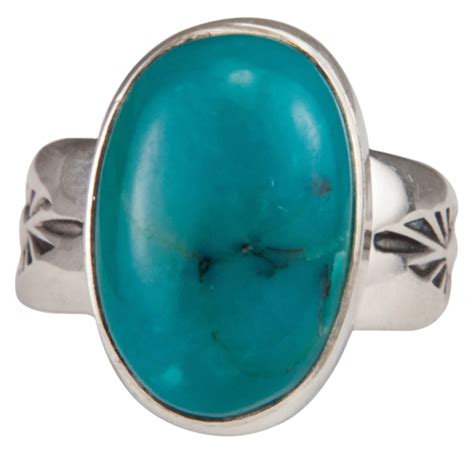 Navajo Native American Kings Manassa Turquoise Ring Size Sku Ebay