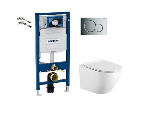 SET Geberit/Azario Gloria Подвесной унитаз Azario Gloria Rimless с ...