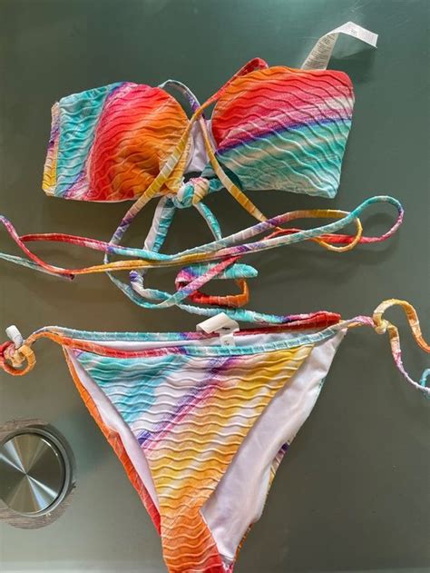 Tezenis Bikini Con Strisce M L Nuovo Neu Und Originalverpackt In Gordevio F R Chf Mit