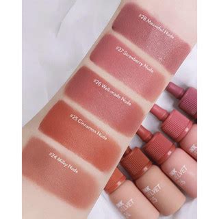 Son kem lì Peripera Ink Velvet Well Made Nude g Màu Cam Hồng Trà