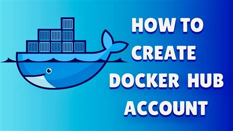 create docker hub account docker repository  docker token