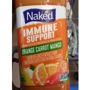 Naked Orange Carrot Mango Juice Calories Nutrition Analysis More Fooducate