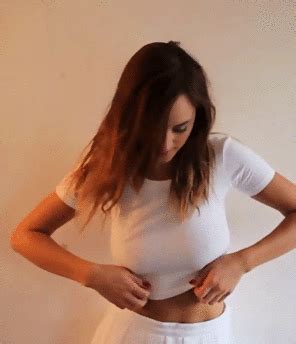 Lifting Her Shirt Porn Pic