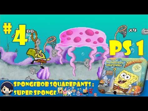 SpongeBob SquarePants PS 1 Walkthrough SuperSponge Part 4 Downtown Bikini Bottom YouTube