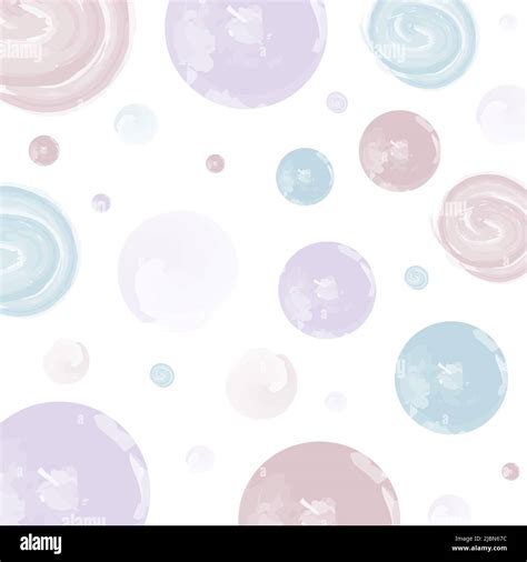 Abstract Polka Dot Background Watercolor Texture Pattern With Nude Circle Watercolor Stains