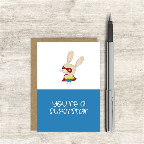 You Re A Superstar 100 Naked Dandelion Stationery