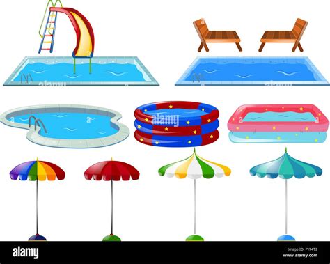 Rubber Pools Stock Vector Images Alamy