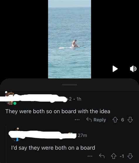 Having Sex On A Paddle Board R Yourjokebutworse