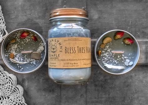 Bless This Home, White Sage, Clary Sage, Sea Salt, Wood Wick, Soy Wax ...