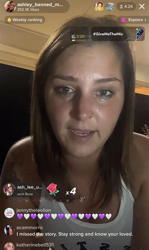 Ashley Mcadam- did y’all catch the beginning of this live? She said she