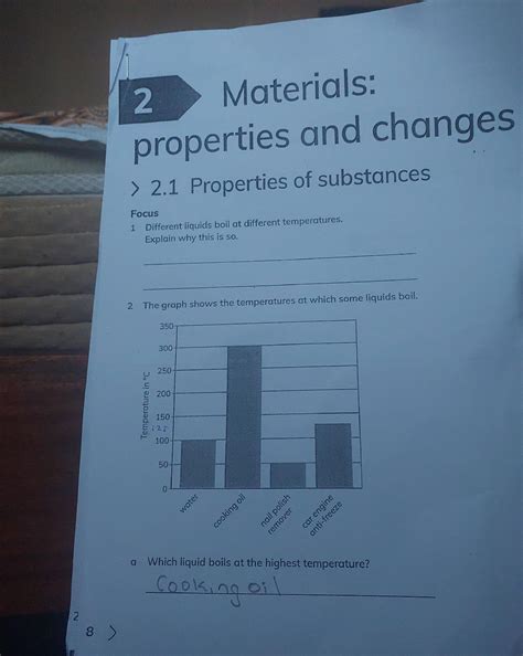 1 Different liquids boil at different | StudyX