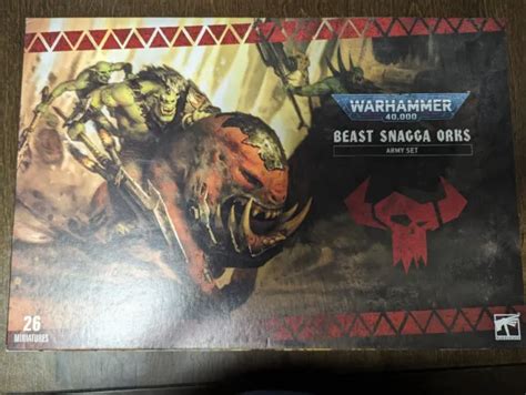 GAMES WORKSHOP WARHAMMER 40k Beast Snagga Orks Army Set SEE DESCRIPTION ...