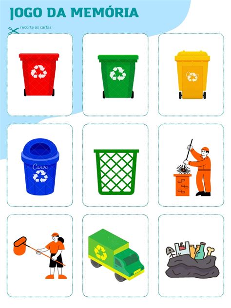 Jogo Da Coleta Seletiva - Jogo Da Memoria Coleta Seletiva | PDF