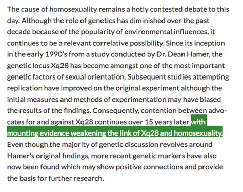 There Is No Gay Gene Science Health Economics ShiaChat