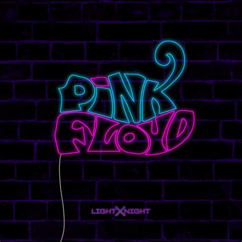 Light X Night Pink Floyd Bubbly Neon Sign