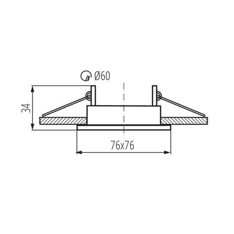 Oczko Halogenowe Kanlux Alor DSL B 26727 Lampa Sufitowa Wpuszczana